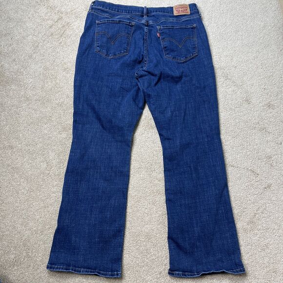 Levi's Classic Bootcut Jeans Women's Size 12 Blue denim‎ Stretch 34x28 - Picture 12 of 13